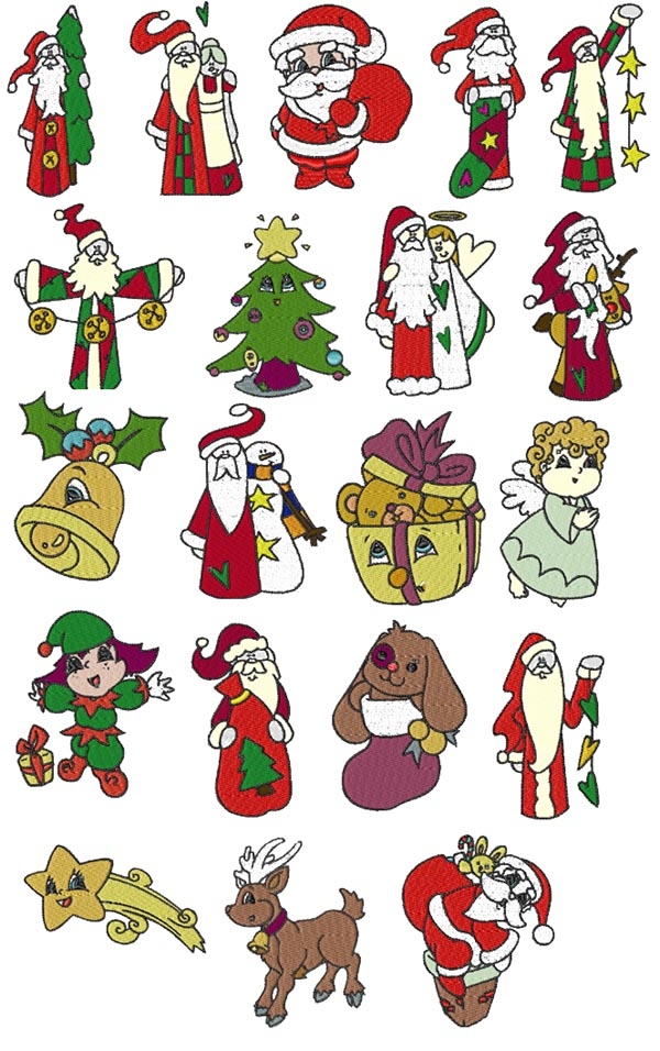 christmas hand embroidery designs free download