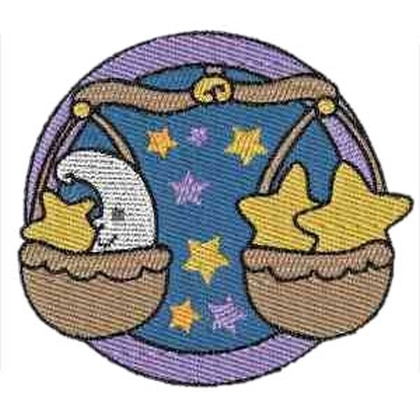 Libra Scales Machine Embroidery Designs